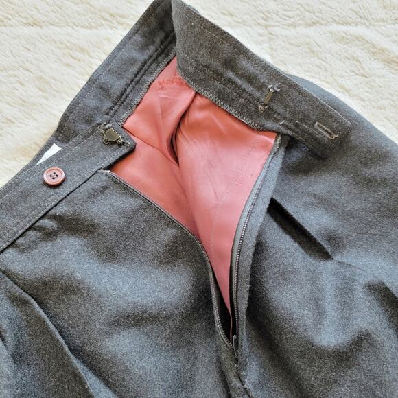 Jacobson's High Rise Straight Leg Wool Dress Pants - Picture 4 of 5